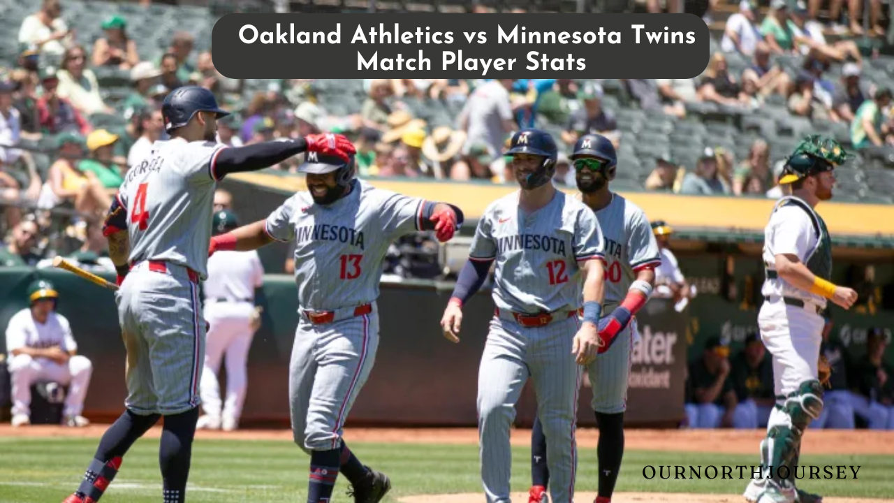 Oakland athletics vs Minnesota twins match player stats