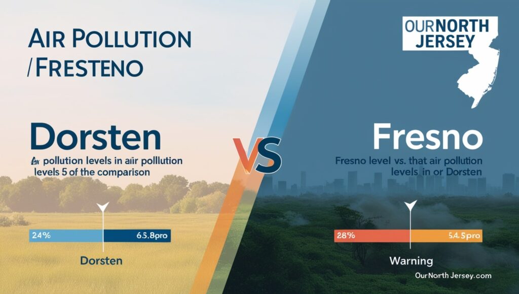 Dorsten vs Fresno Pollution Comparison Chart